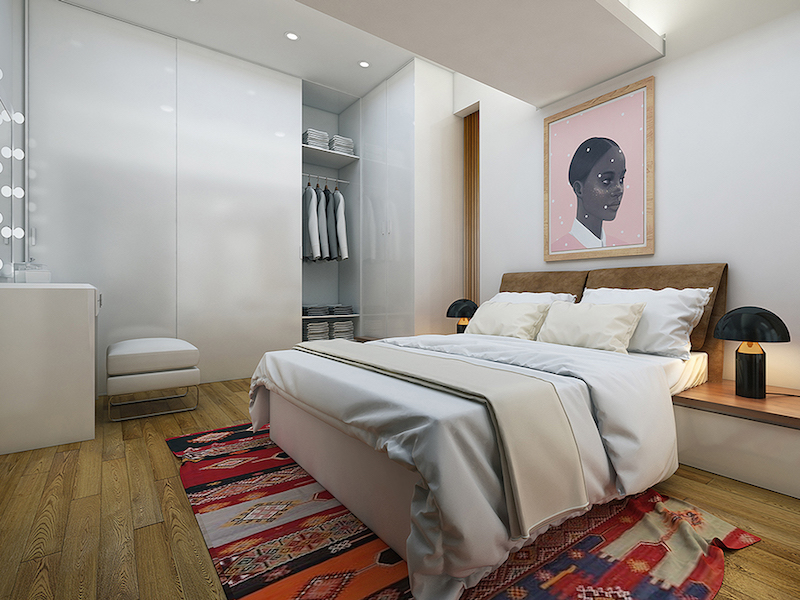 Croquis Design - Appartement - Chambre à coucher - Mme Faiza