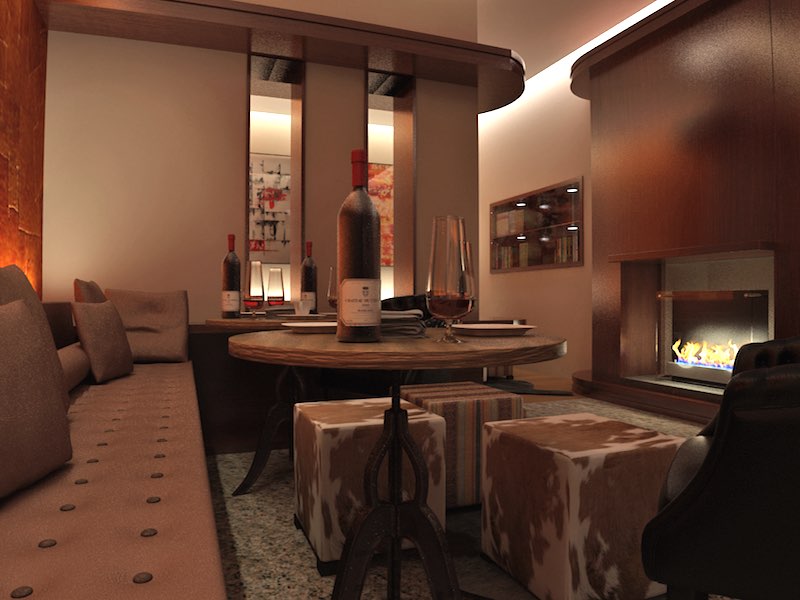 Croquis Design - Restaurant - Lounge Oscare - Vue1